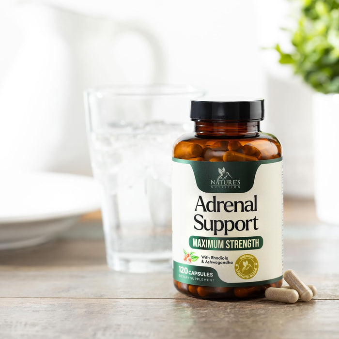 Adrenal Support Supplements Cortex Complex, Best Energy Supplement, Supports Cortisol Health & Energy Levels, Daily Ashwagandha for Women & Men, Supports Adrenal Fatigue & Immune System, 120 Capsules