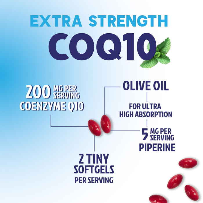CoQ10 200mg – 120 Softgels
