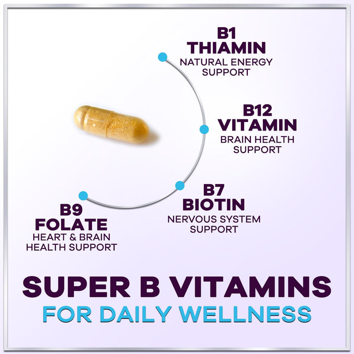 B Complex Vitamin 1000mcg – 120 Capsules
