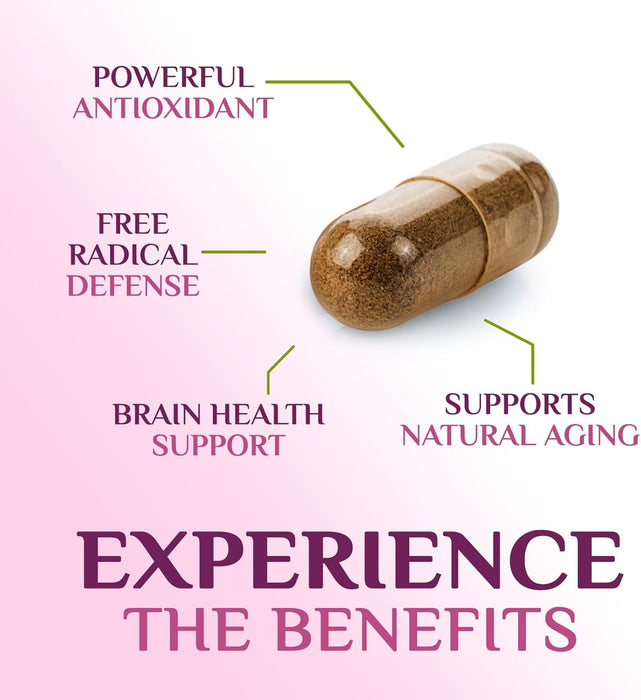 100% Natural Resveratrol 1800mg - 3X Strength Trans-Resveratrol Pills for Heart Health, Best Resveratrol Supplements, Potent Polyphenols Antioxidant Complex, Non-GMO, Bottled in USA - 60 Capsules