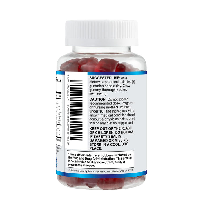 Electrolyte Hydration Gummies – 60 Gummies