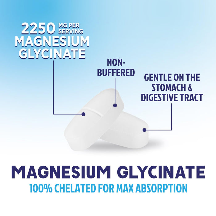Magnesium Glycinate 250mg – 60 Tablets
