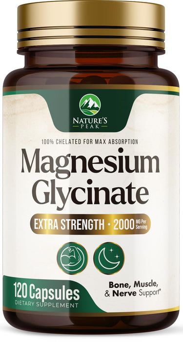 Magnesium Glycinate 500mg – 120 Tablets