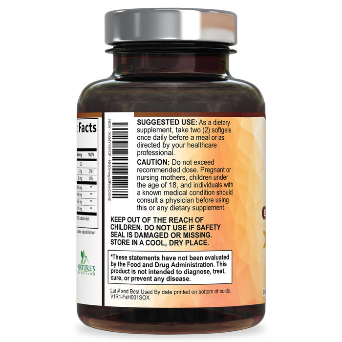 Omega 3 Fish Oil 2400mg - Triple Strength EPA + DHA - 240 Softgels
