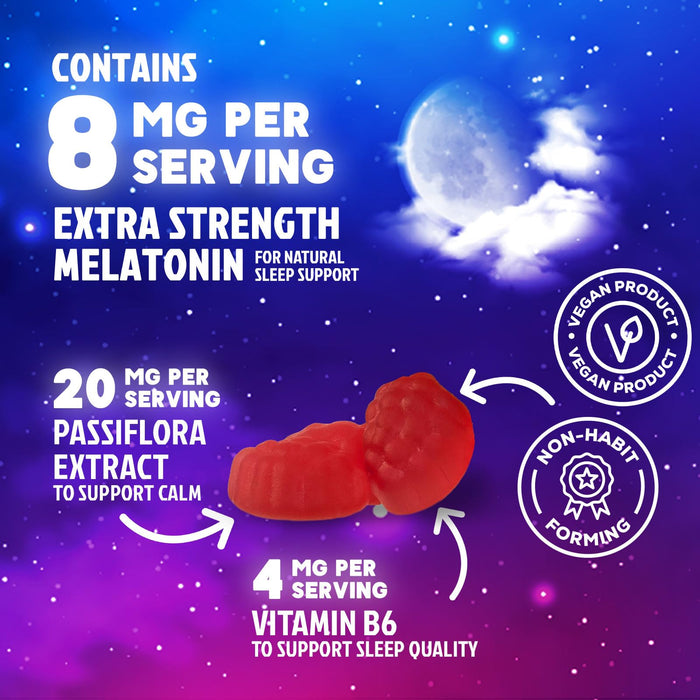 Melatonin Sleep Gummies – 8mg – 120 Count