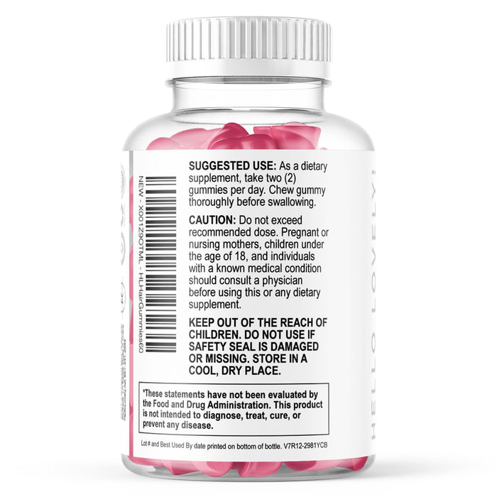 Hair Vitamins Gummies - Biotin 5000 mcg with Vitamin E, C & Zinc, Hair Growth Vitamins for Women & Men - Stronger, Beautiful Hair, Skin & Nails Supplement, Non-GMO & Gluten-Free - 60 Gummy Bears