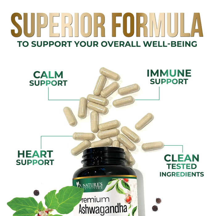 Ashwagandha Capsules – 2100mg – 60 Capsules