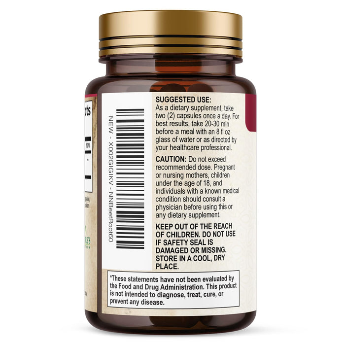 Beet Root Capsules 1300mg – 60 Veggie Capsules