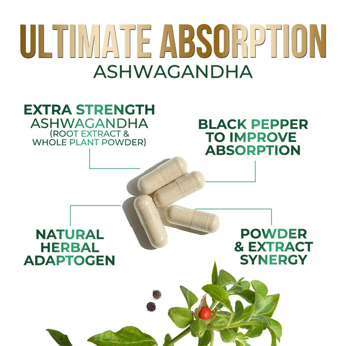 Ashwagandha Capsules – 2100mg – 120 Capsules