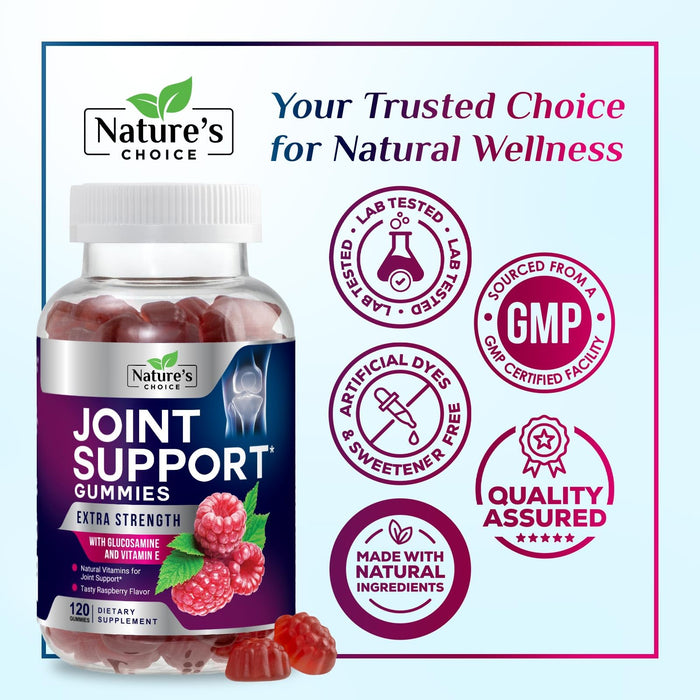 Joint Support Gummies Glucosamine Gummy with Vitamin E – 120 Gummies