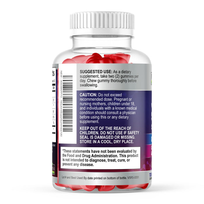 Joint Support Supplement - Extra Strength Glucosamine Gummy Supports Joints Health & Flexibility for Back, Knees, Hands - Natural Vitamin E Immune Support - Best Gummies for Women & Men - 120 Gummies