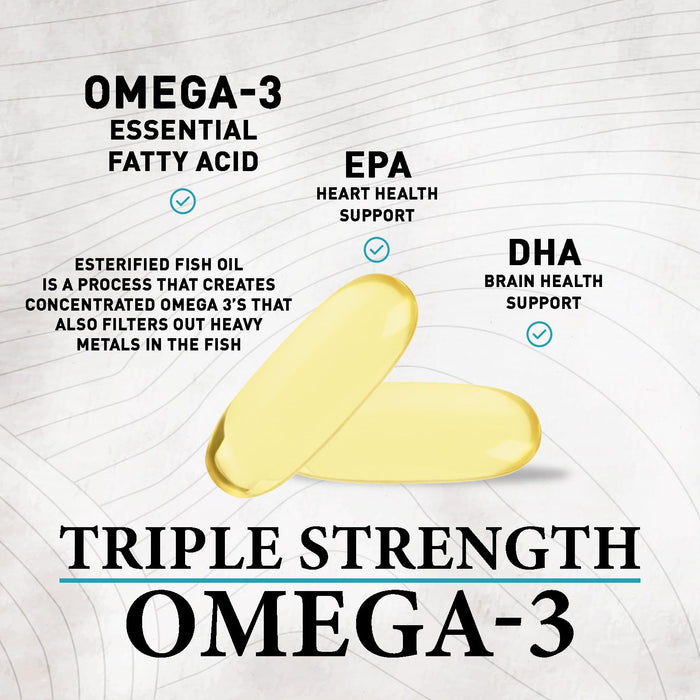 Omega-3 Fish Oil – 1200mg – 60 Softgels