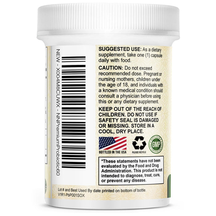 Probiotics for Women Capsules - 100 Billion CFU Prebiotics, Acidophilus Probiotics Supports Immune System Digestive Health, Supports Occasional Constipation & Bloating, Daily Supplement - 60 Capsules