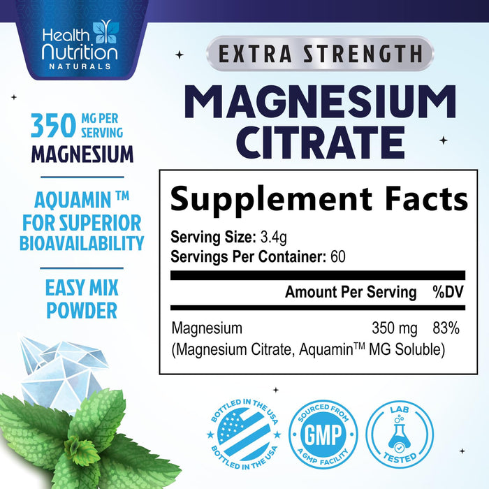 Magnesium Powder – 60 Servings