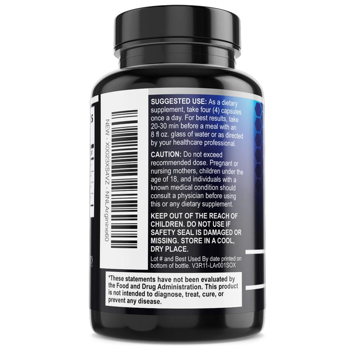 Nitric Oxide Booster Extra Strength 3000mg - L Arginine 3X Strength Nitric Oxide Supplements for Men and Women, Citrulline, Supports Muscle, Heart Health & Energy Supplement, Non-GMO - 60 Capsules