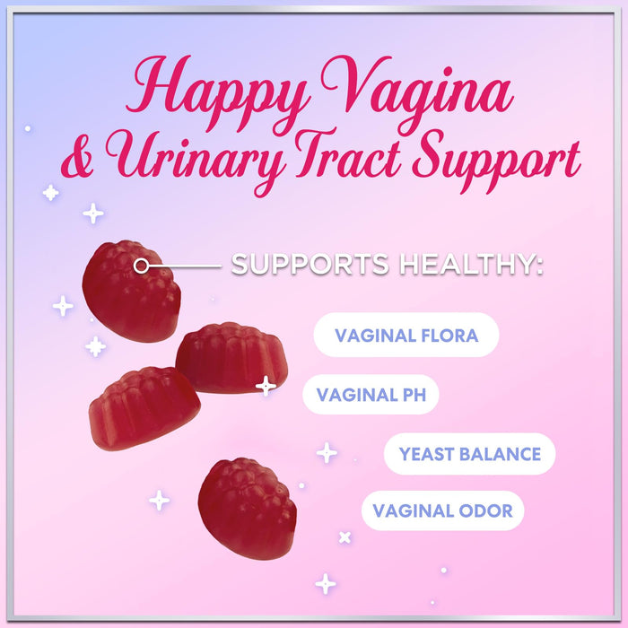 Probiotics for Women Gummies with Cranberry - 6 Premium Strains for PH Balance, Digestive Health, Vaginal & Immune Support, 3 Billion CFU, Women's Probiotic Gummy for Feminine Health - 60 Gummies