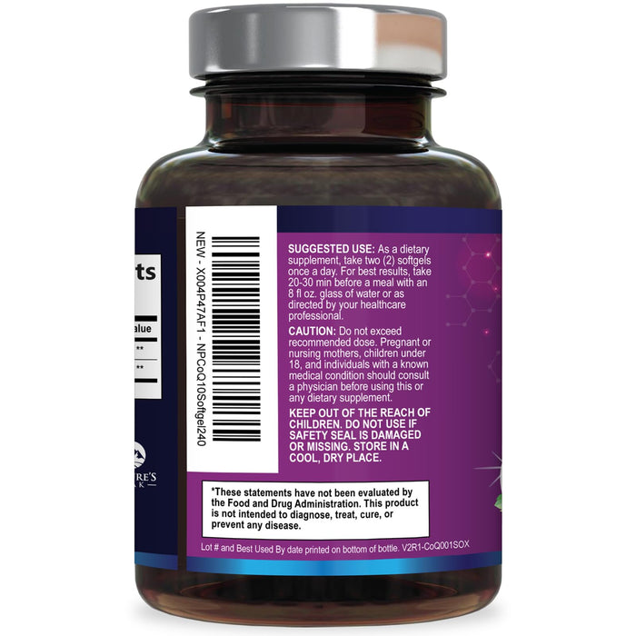 CoQ10 200mg – 240 Softgels
