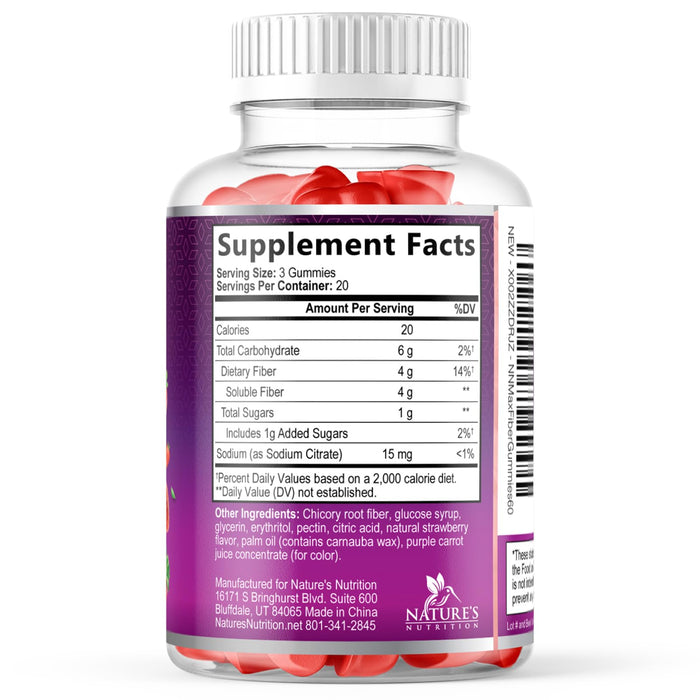 Fiber Gummies – 60 Gummies