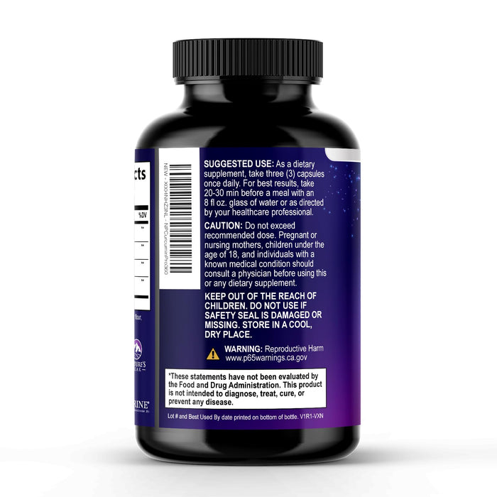 Turmeric Supplement Curcumin 2350mg - with Organic Ginger & Turmeric, BioPerine Black Pepper Extract 95% Curcuminoids - Advanced Absorption Antioxidant & Joint Immune Support - Vegan - 360 Capsules