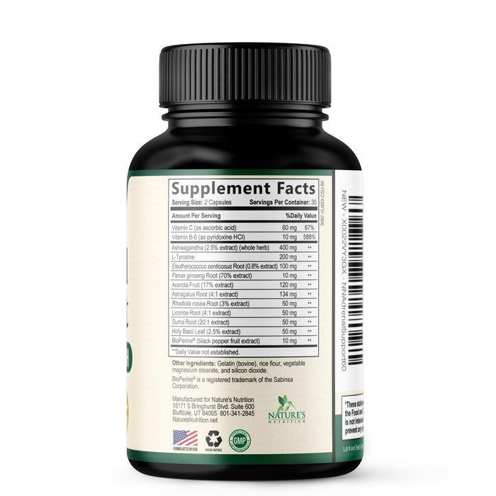 Adrenal Support Cortex Complex – 60 Capsules
