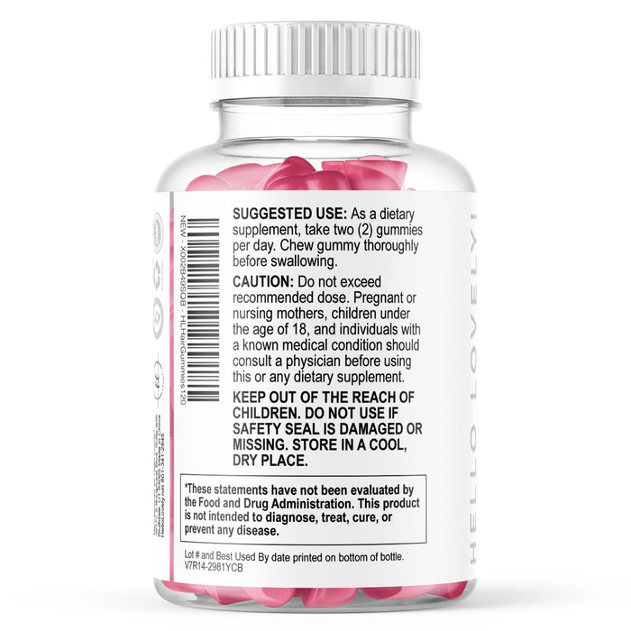 Hair Vitamins Gummies - Biotin 5000 mcg with Vitamin E, C & Zinc, Hair Growth Vitamins for Women & Men - Stronger, Beautiful Hair, Skin & Nails Supplement, Non-GMO & Gluten-Free - 120 Gummy Bears