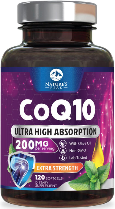 CoQ10 200mg – 120 Softgels