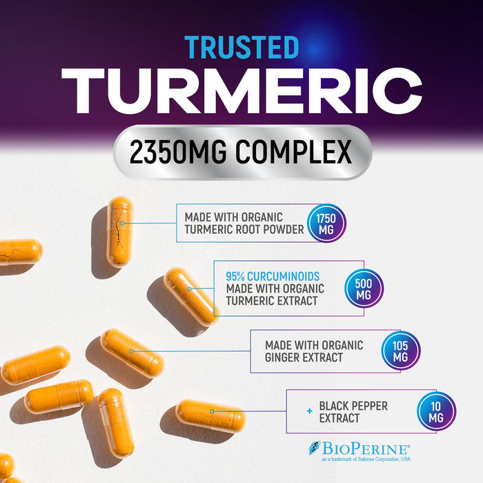 Turmeric Curcumin 2350mg – 120 Capsules