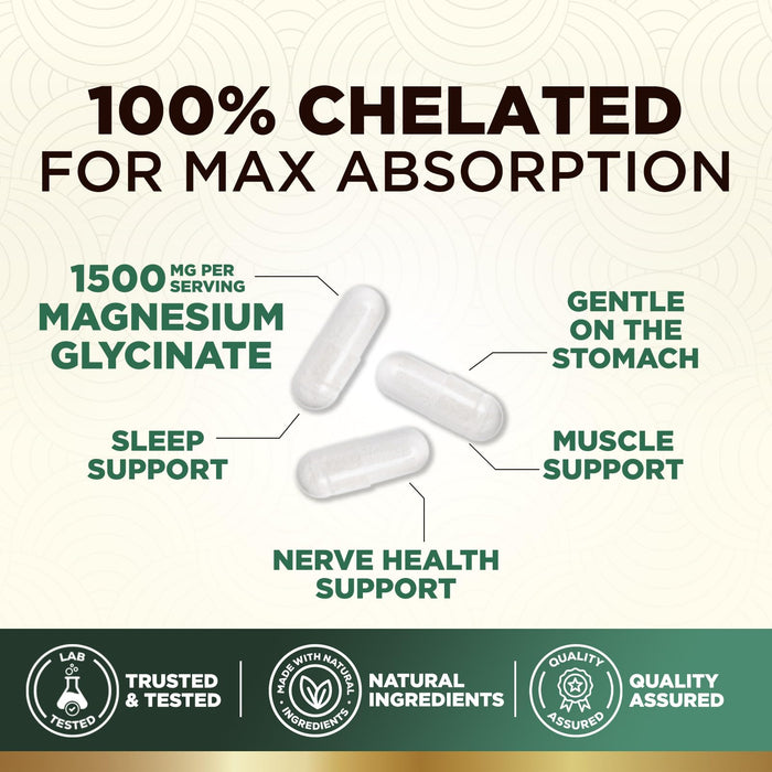 Magnesium (Glycinate) – 250mg – 120 Count