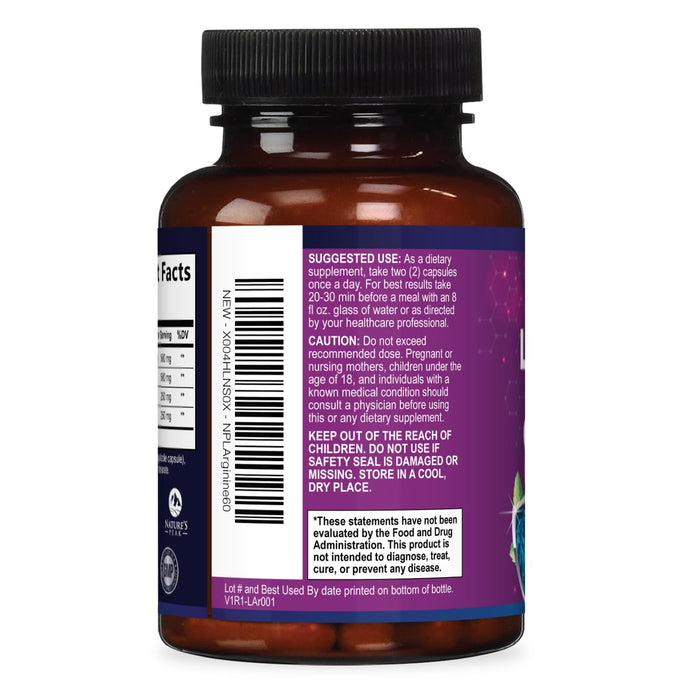 L-Arginine 1000mg Supplement - Heart Health Support - Premium Muscle Supporting Nitric Oxide Precursor Booster for Extra Strength - Gluten Free, Amino Acid Energy Blend For Men & Women - 60 Capsules