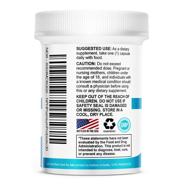 Nature's Physician Probiotics - 100 Billion CFU - 16 Strains + Prebiotics - Best Probiotic Supplement for Women & Men - Supports Immune, Digestive Health, Occasional Constipation & Gas - 30 Capsules