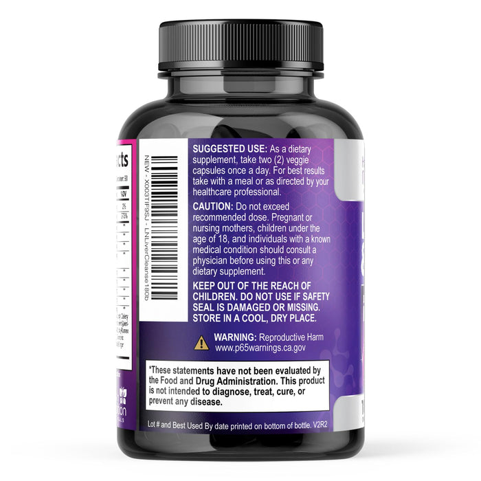 Gentle Liver Cleanse Detox & Repair Formula - Herbal Liver Support Supplement: Milk Thistle with Silymarin, Artichoke Extract, Dandelion, Beet, Chicory Root, & Turmeric for Liver Health - 180 Capsules