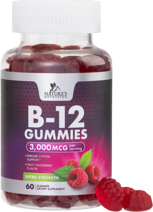 B12 Gummies – 3000mcg – 60 Gummies