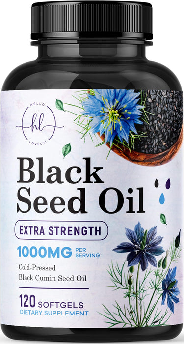 Black Seed Oil Softgels 1000mg – 120 Softgels