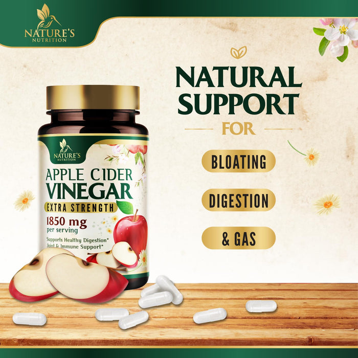 Apple Cider Vinegar Capsules 1877mg – 120 Capsules