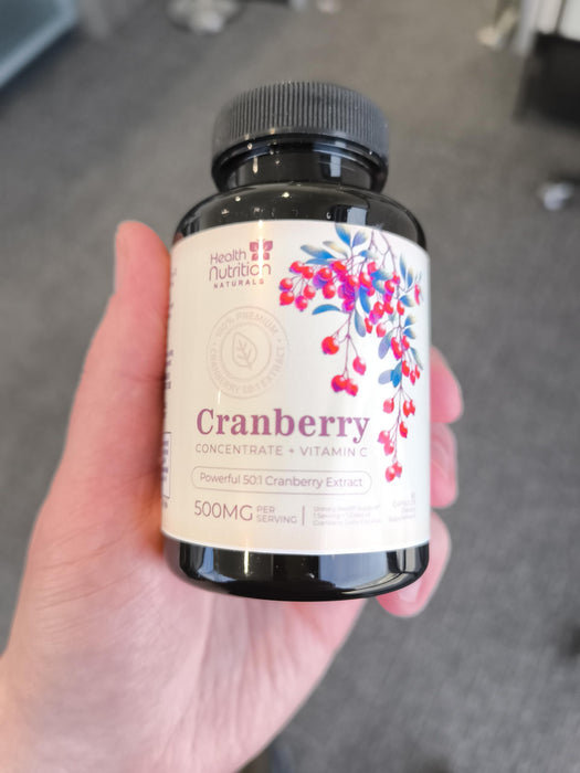 Cranberry Supplement Pills 25,000mg - High Potency Vitamin C Cranberry for Women & Men, Urinary Tract Health Support, Sugar Free, Gluten Free, Non-GMO, Cranberry Concentrate Extract - 60 Capsules