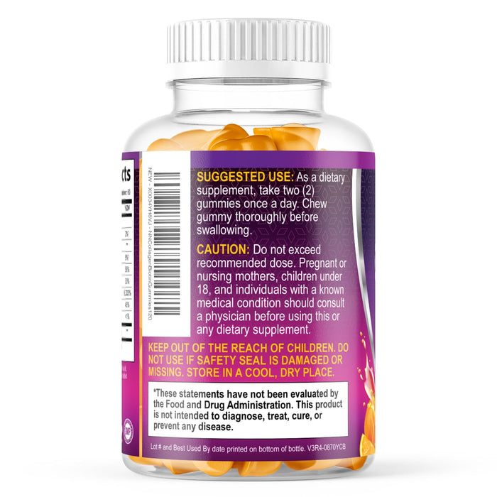 Collagen Gummies with 2500mcg Biotin, Vitamin C & Zinc - Hydrolyzed Collagen Peptide Type 1 & 3 Supplement - Advanced Hair, Skin & Nail Growth Support for Women & Men, Gluten Free, Non-GMO - 120 Count