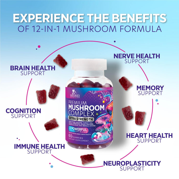Mushroom Gummies – 60 Gummies