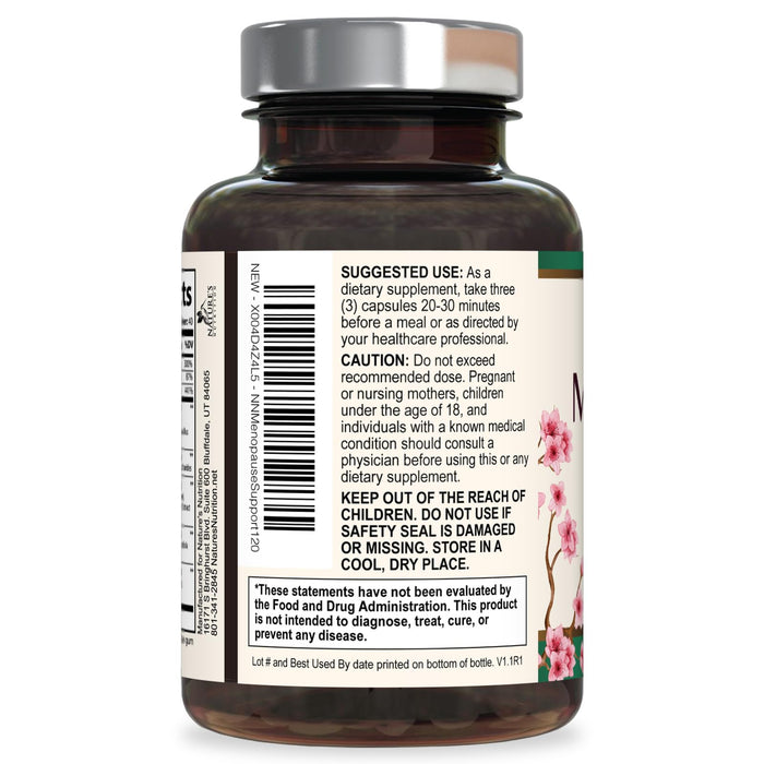 Menopause Supplements for Women - Menopause Relief Support Probiotics with Black Cohosh, Natural Support Supplements for Mild Hot Flashes & Night Sweats & PH Balance Support Supplement - 120 Capsules