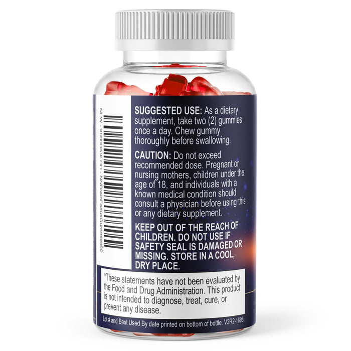 Brain Supplements for Memory and Focus with Phosphatidylserine, Nootropic Memory Supplement Gummy for Brain Health, Concentration, Mental & Cognitive Support, Focus Vitamins with B6 & B12-60 Gummies