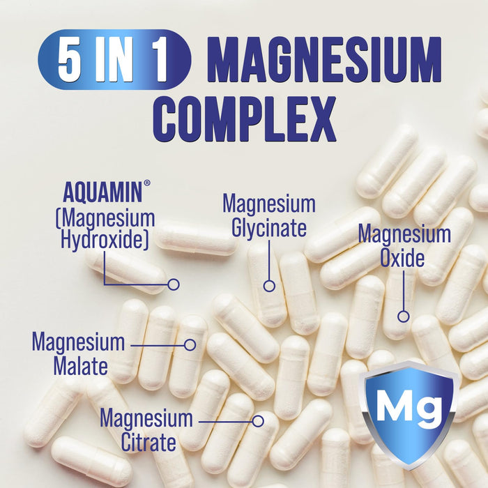 Magnesium Complex Capsules 500 mg with Oxide – 120 Capsules