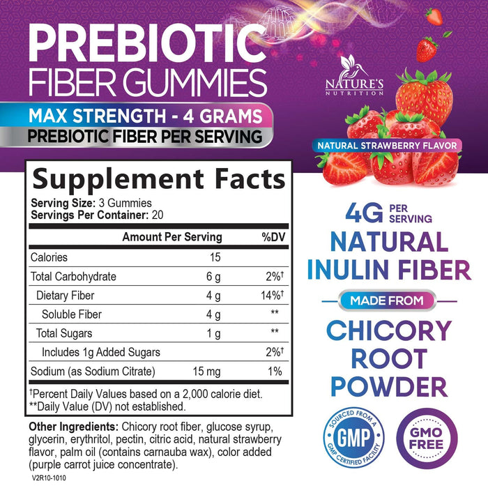 Fiber Gummies – 60 Gummies