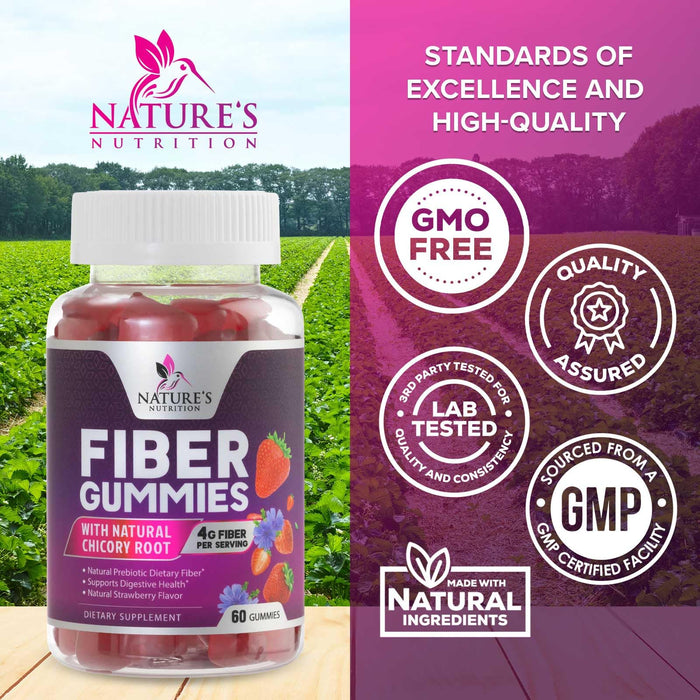 Fiber Gummies – 60 Gummies
