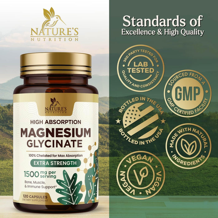 Magnesium (Glycinate) – 250mg – 120 Count