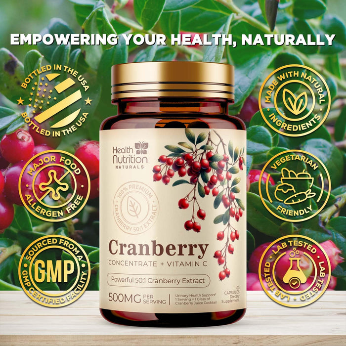 Cranberry 25,000mg – 60 Capsules