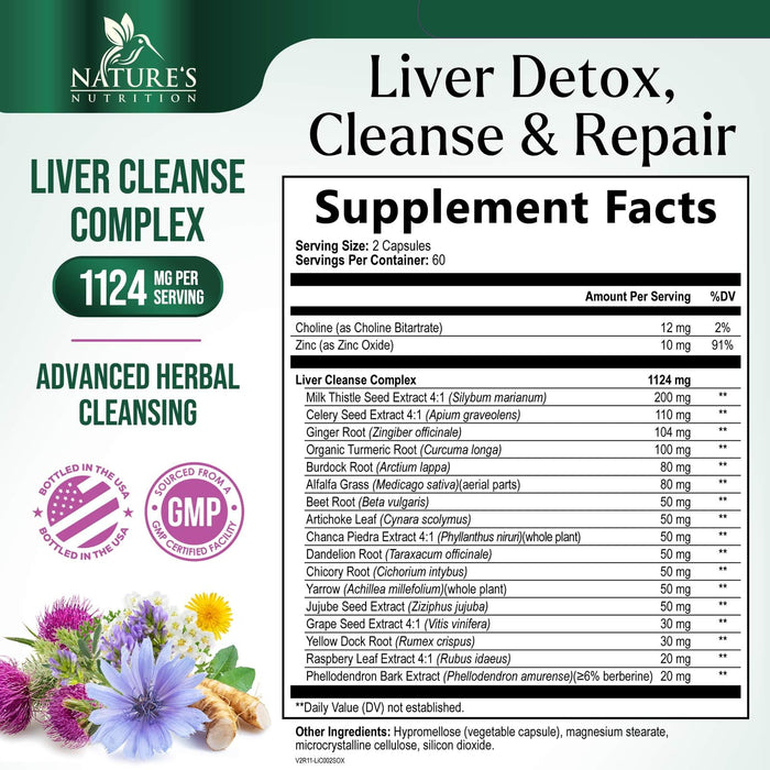 Liver Support Formula – 120 Capsules