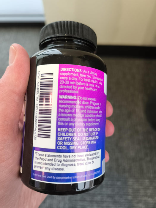 Lions Mane Mushroom Capsules 10,000mg - Lion’s Mane Supplement Capsules for Memory and Focus Support, Brain, Immune Health Support, Vegan, Bottled in USA, Lions Mane Mushroom Powder Extract, 120 Count