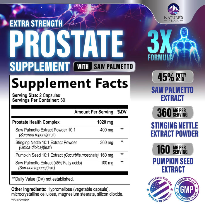 Men’s Prostate Support Formula – 120 Capsules