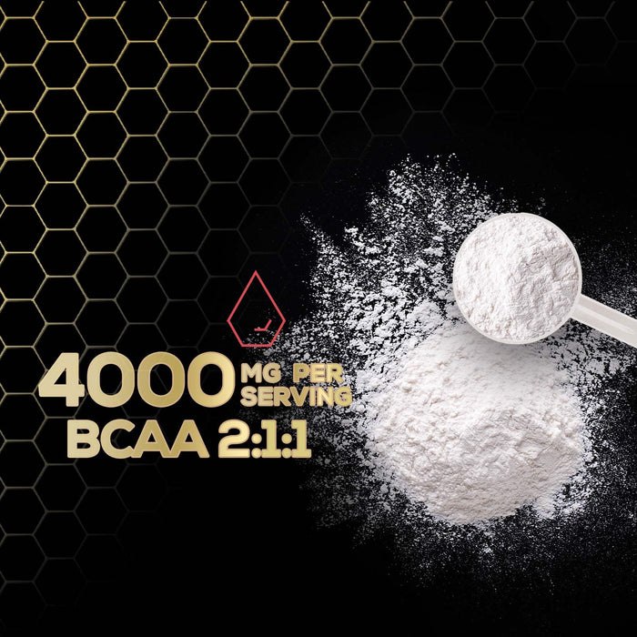 BCAA Powder 4g BCAA Amino Acids 2:1:1, 1g L-Glutamine, Vitamin B6 Complex - Energy Daily Powder Replenisher Post Workout - Muscle Recovery Support Drink for Men & Women, Sugar Free, Keto - 45 Servings
