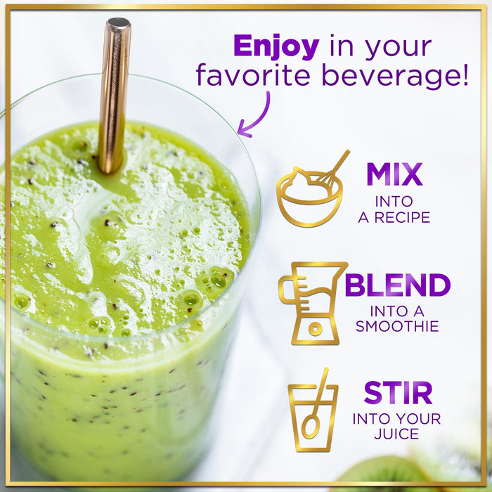 Hello Lovely! Super Greens Powder - Green Blend Drink Smoothie Mix for Energy Support with Superfood Spirulina, Chlorella & Antioxidants, Digestive Enzymes, Vegan, Non-GMO Greens Powder - 30 Servings